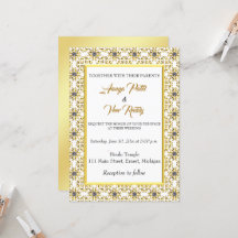 Convite para Casamento Hindu Indiano