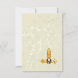 Convite para casamento hindu na Índia do Sul