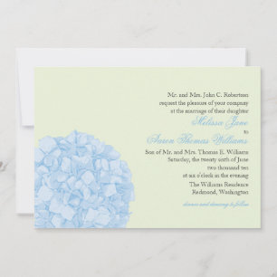 Convite para Casamento Hydrangea
