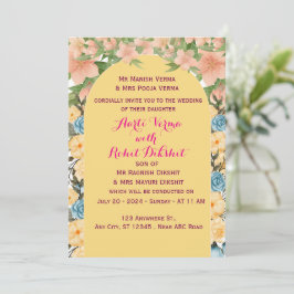 Convite para Casamento Indiano