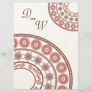 Convite Para Casamento Indiano Henna Mehendi