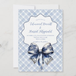 Convite para Casamento Inspirado por Croquette Azu