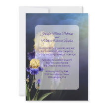 Convite para Casamento Iris Ultra Violet