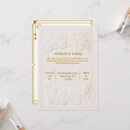 Convite para Casamento Islâmico Nikah