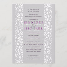 Convite para Casamento Judaico de STAR BRANCA WALL