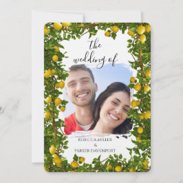 Convite para Casamento Lemon Grove Romance