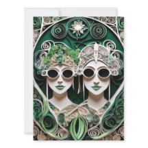 Convite para casamento lésbica