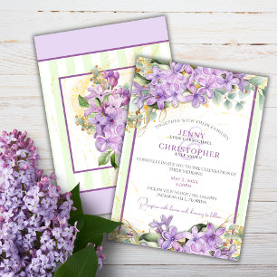 Convite para Casamento Lilac Roxo
