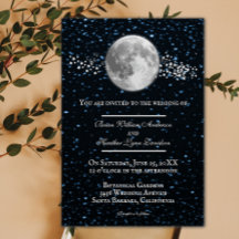 Convite para Casamento Lunar
