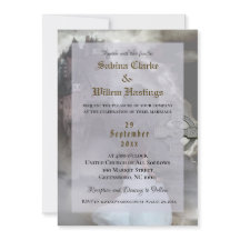 Convite para Casamento Medieval do Castelo Gótico