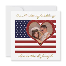 Convite Para Casamento Militar - Coração De Bandei