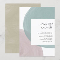 Convite para Casamento Minimalista da Serenidade M