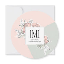 Convite para Casamento Moderno Russo Personalizado