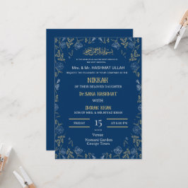 Convite para Casamento Muçulmano Nikkah