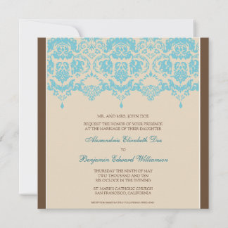 Convite para Casamento na Praça Lace do Querido Aq