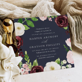 Convite para Casamento na Praça Romance à meia-noi