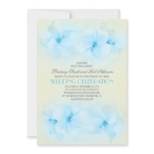 convite para casamento na praia de turquesa com hi