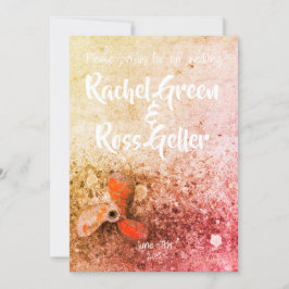 Convite para casamento náutico da Vintage