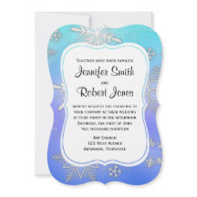 Convite para Casamento no inverno do Colchete de N