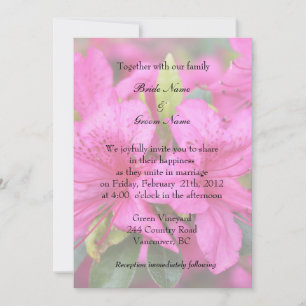 convite para casamento, noiva e noiva de azalea ro