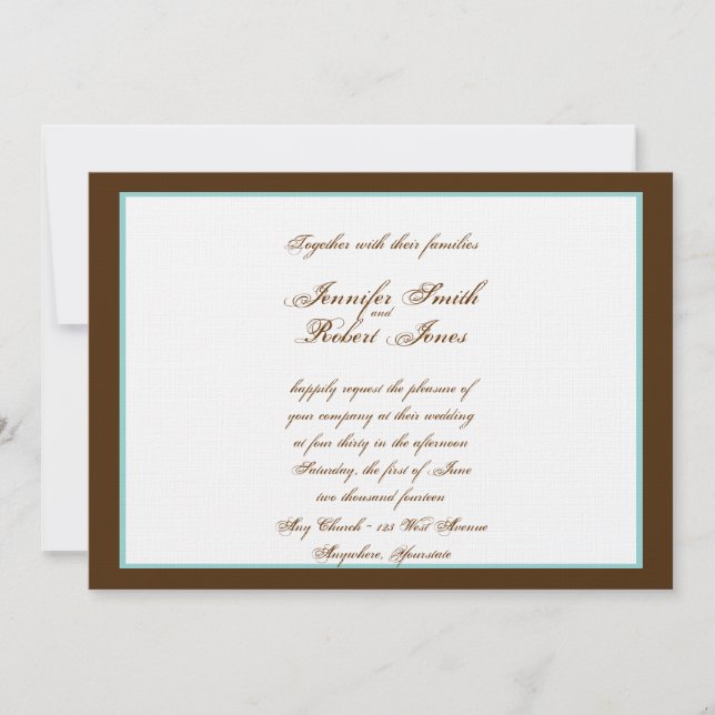 Convite para Casamento Ocidental do Heart Love Kno (Frente)