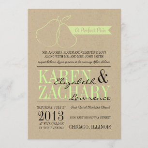 Convite para Casamento Par Perfeito