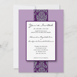 Convite para Casamento Personalizado Barroco Damas