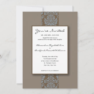 Convite para Casamento Personalizado Barroco Damas