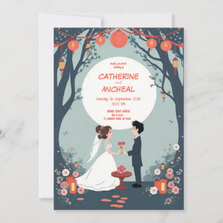 Convite para Casamento Personalizado do Estilo Stu