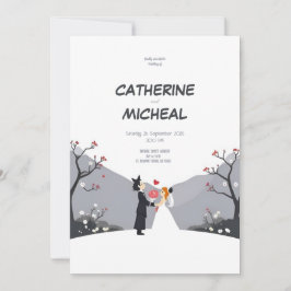 Convite para Casamento Personalizado do Estilo Stu