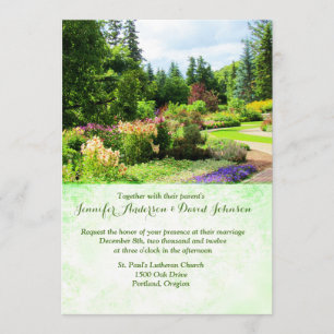Convite para Casamento Personalizado dos Jardins I