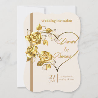 Convite para Casamento Personalizado Elegante