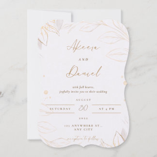Convite para Casamento Personalizado Elegante