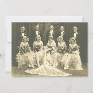 Convite para casamento PhotoExclusive de 1920