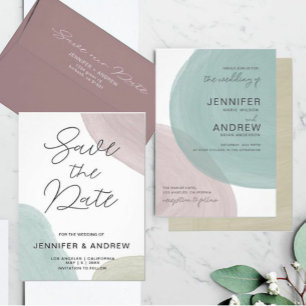 Convite para Casamento por Aquarela da Serenidade