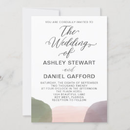 Convite para Casamento por Aquarela de Jardim Mode