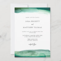 Convite para Casamento por Aquarela Moderna do Eme