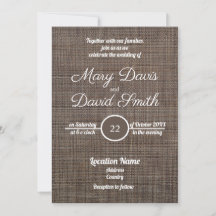 Convite para Casamento Russo Brown