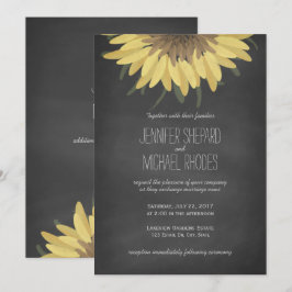 Convite para Casamento Russo de Chalkboard de Gira