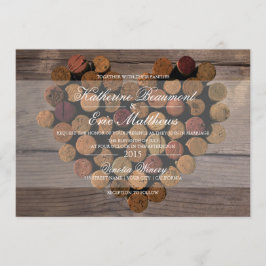 Convite para Casamento Russo de Vinho Cork