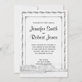 Convite para Casamento Russo de Wonderland