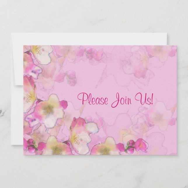 Convite para Casamento Sakura (Frente)