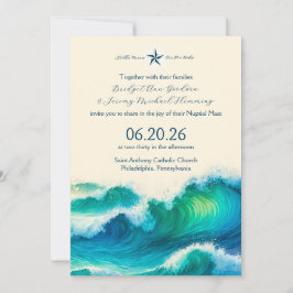 Convite para Casamento Stella Maris