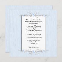 Convite para Casamento Tradicional de Simplicidade