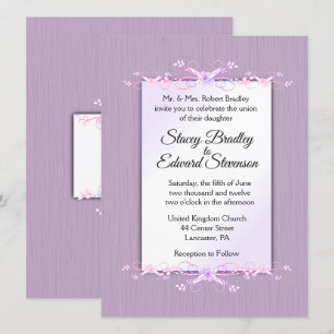 Convite para Casamento Tradicional de Simplicidade