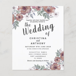 Convite para Casamento Vermelho Laranja Vermelho R