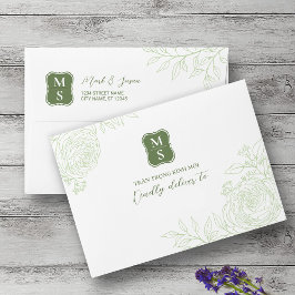 Convite para Casamento Vietnamita Ranunculus