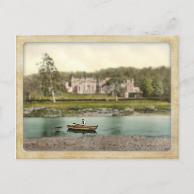 Convite para casamento vintage - Adicione a sua pr (Frente)