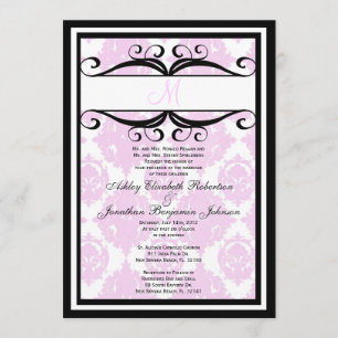 Convite para Casamento vintage bonito