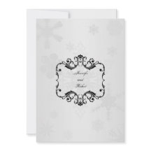 Convite para Casamento Wonderland Winter